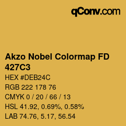 Code couleur: Akzo Nobel Colormap FD - 427C3 | qconv.com