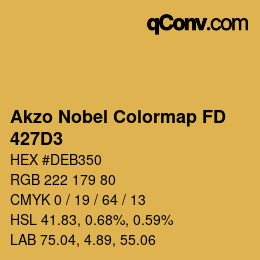 Farbcode: Akzo Nobel Colormap FD - 427D3 | qconv.com