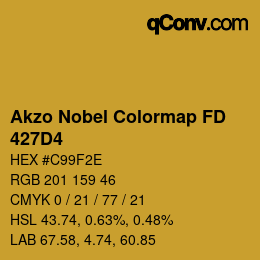 Código de color: Akzo Nobel Colormap FD - 427D4 | qconv.com