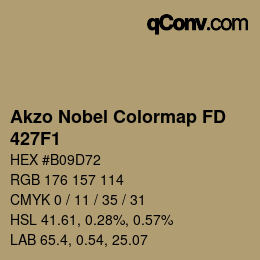 Código de color: Akzo Nobel Colormap FD - 427F1 | qconv.com