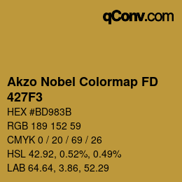 Code couleur: Akzo Nobel Colormap FD - 427F3 | qconv.com