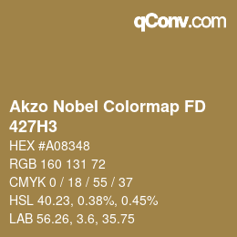 Code couleur: Akzo Nobel Colormap FD - 427H3 | qconv.com