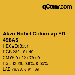 カラーコード: Akzo Nobel Colormap FD - 428A5 | qconv.com