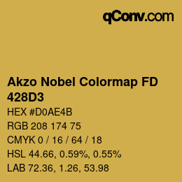 Code couleur: Akzo Nobel Colormap FD - 428D3 | qconv.com
