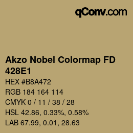 Farbcode: Akzo Nobel Colormap FD - 428E1 | qconv.com