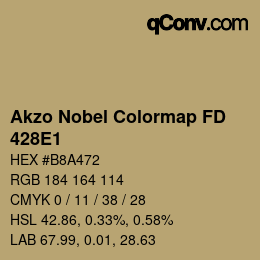 Color code: Akzo Nobel Colormap FD - 428E1 | qconv.com