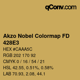Color code: Akzo Nobel Colormap FD - 428E3 | qconv.com
