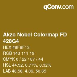 Farbcode: Akzo Nobel Colormap FD - 428G4 | qconv.com