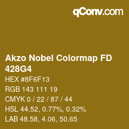 Code couleur: Akzo Nobel Colormap FD - 428G4 | qconv.com