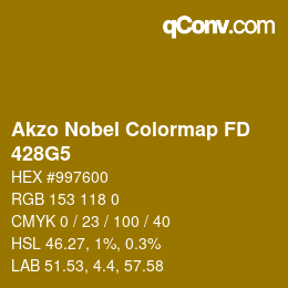 Color code: Akzo Nobel Colormap FD - 428G5 | qconv.com