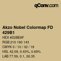Color code: Akzo Nobel Colormap FD - 429B1 | qconv.com