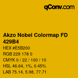 Color code: Akzo Nobel Colormap FD - 429B4 | qconv.com