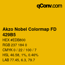 Color code: Akzo Nobel Colormap FD - 429B5 | qconv.com