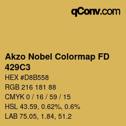 Color code: Akzo Nobel Colormap FD - 429C3 | qconv.com