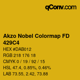 Code couleur: Akzo Nobel Colormap FD - 429C4 | qconv.com