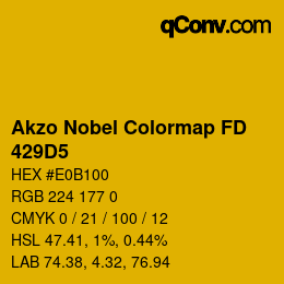 カラーコード: Akzo Nobel Colormap FD - 429D5 | qconv.com