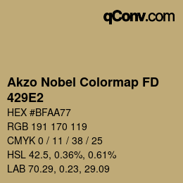 Color code: Akzo Nobel Colormap FD - 429E2 | qconv.com
