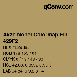 Color code: Akzo Nobel Colormap FD - 429F2 | qconv.com