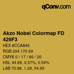 Color code: Akzo Nobel Colormap FD - 429F3 | qconv.com