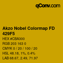 Código de color: Akzo Nobel Colormap FD - 429F5 | qconv.com