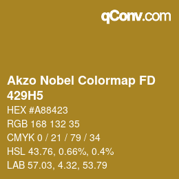 Color code: Akzo Nobel Colormap FD - 429H5 | qconv.com