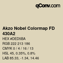 Farbcode: Akzo Nobel Colormap FD - 430A2 | qconv.com