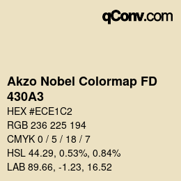 Color code: Akzo Nobel Colormap FD - 430A3 | qconv.com