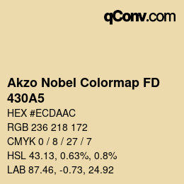Farbcode: Akzo Nobel Colormap FD - 430A5 | qconv.com