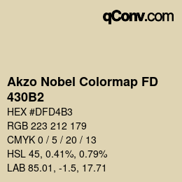 Código de color: Akzo Nobel Colormap FD - 430B2 | qconv.com
