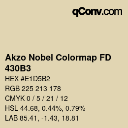 Color code: Akzo Nobel Colormap FD - 430B3 | qconv.com