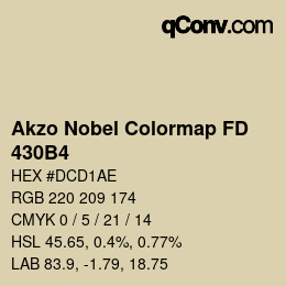 カラーコード: Akzo Nobel Colormap FD - 430B4 | qconv.com