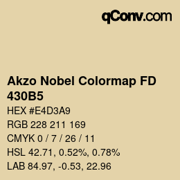 Color code: Akzo Nobel Colormap FD - 430B5 | qconv.com