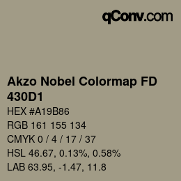 カラーコード: Akzo Nobel Colormap FD - 430D1 | qconv.com