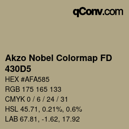 Color code: Akzo Nobel Colormap FD - 430D5 | qconv.com