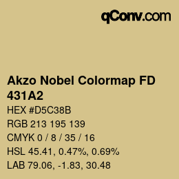 Color code: Akzo Nobel Colormap FD - 431A2 | qconv.com