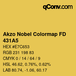 Code couleur: Akzo Nobel Colormap FD - 431A5 | qconv.com