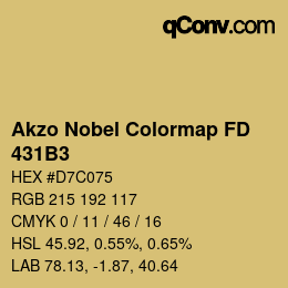 カラーコード: Akzo Nobel Colormap FD - 431B3 | qconv.com