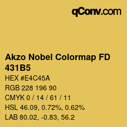 Color code: Akzo Nobel Colormap FD - 431B5 | qconv.com