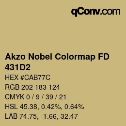 Color code: Akzo Nobel Colormap FD - 431D2 | qconv.com