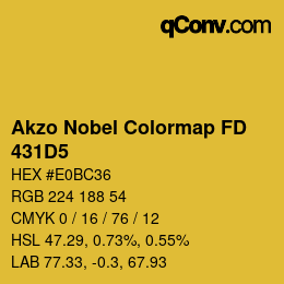 Farbcode: Akzo Nobel Colormap FD - 431D5 | qconv.com
