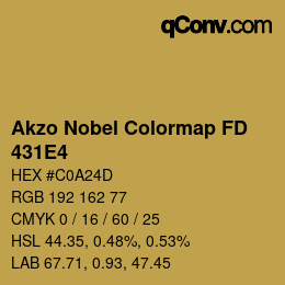 Code couleur: Akzo Nobel Colormap FD - 431E4 | qconv.com