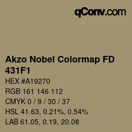 Code couleur: Akzo Nobel Colormap FD - 431F1 | qconv.com