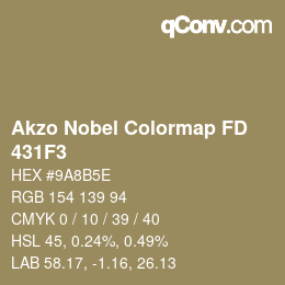 Color code: Akzo Nobel Colormap FD - 431F3 | qconv.com