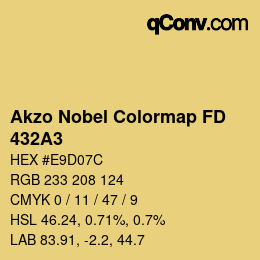 Color code: Akzo Nobel Colormap FD - 432A3 | qconv.com