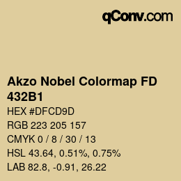 カラーコード: Akzo Nobel Colormap FD - 432B1 | qconv.com