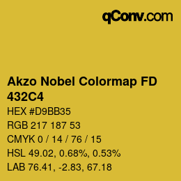 Código de color: Akzo Nobel Colormap FD - 432C4 | qconv.com
