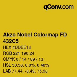 Código de color: Akzo Nobel Colormap FD - 432C5 | qconv.com