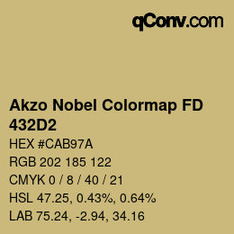 Color code: Akzo Nobel Colormap FD - 432D2 | qconv.com