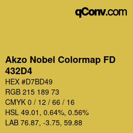 Código de color: Akzo Nobel Colormap FD - 432D4 | qconv.com