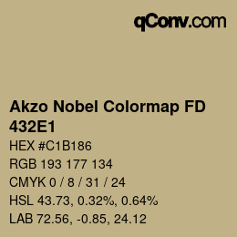 Code couleur: Akzo Nobel Colormap FD - 432E1 | qconv.com